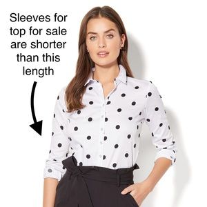 Polka Dot NY&Co Button Up
